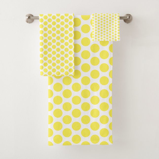 Diseño de punto de polka amarillo (In situ)