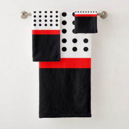 Diseño de punto de polka negrita