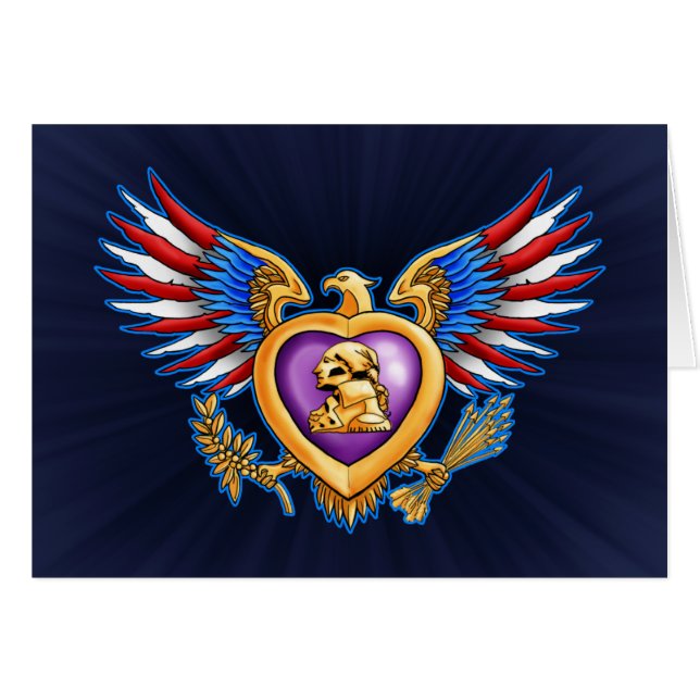 Diseño de Purple Heart (Anverso (Horizontal))
