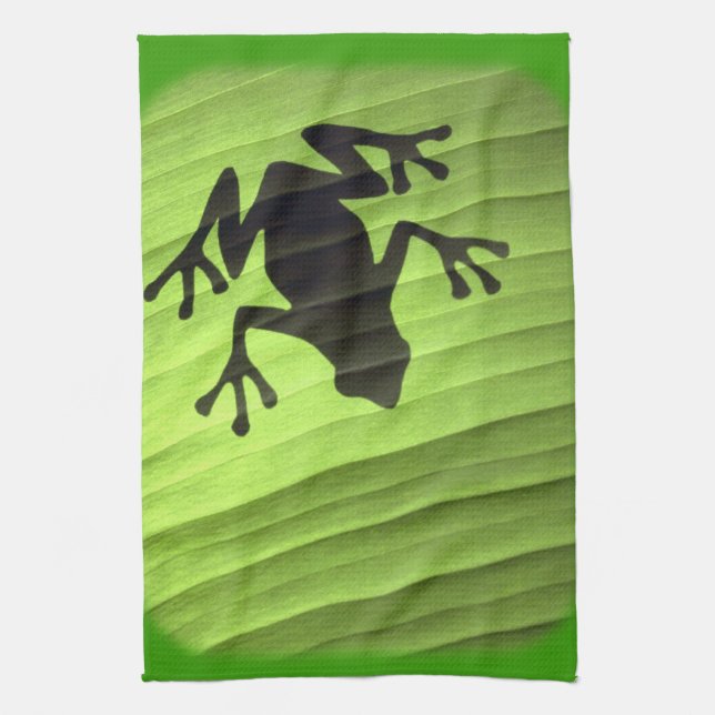 Diseño de ranas Cocina Toalla (Vertical)