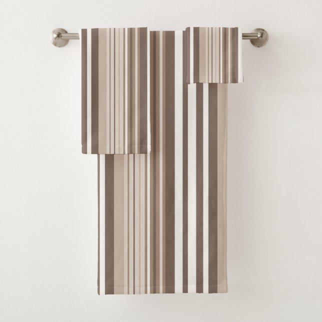 Diseño de rayas con tono terroso neutro (In situ)