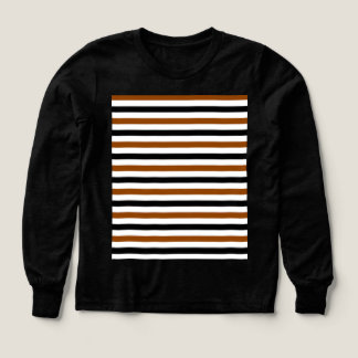 Diseño de rayas marrones negras y blancas