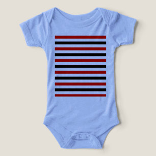 Diseño de rayas rojas, negras y blancas