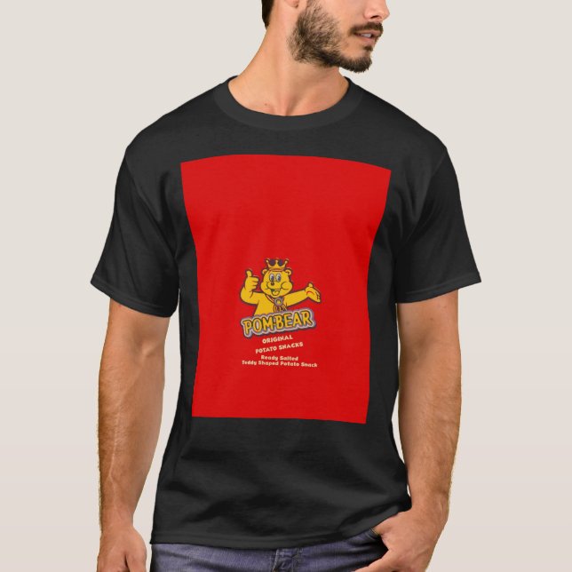 Diseño de refrigerios de papa de oso Pom Camiseta  (Anverso)