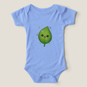 Diseño de regalo de camiseta de bebé de hoja feliz