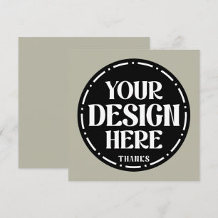 Diseño de regalo personalizado de agradecimiento a