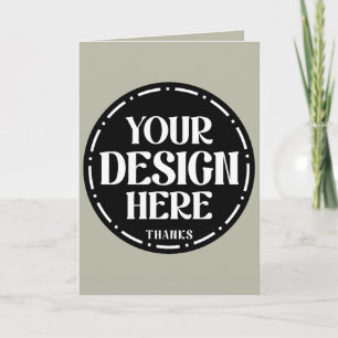 Diseño de regalo personalizado de agradecimiento a