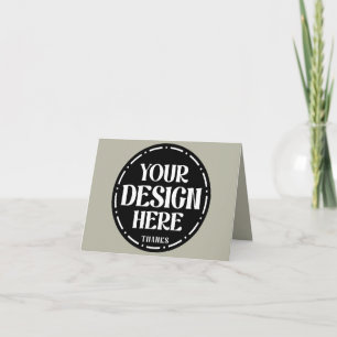 Diseño de regalo personalizado de agradecimiento a