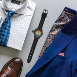 Diseño de reloj de hombres personalizado<br><div class="desc">Relojes personalizados en colores y tonos para crear un reloj que refleje su personalidad única. Es el regalo perfecto para un ser querido. Puede hacer personalizar del diseño cambiando el nombre.</div>