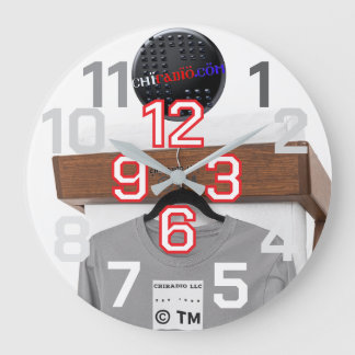 diseño de reloj de pared ChiRadioLLC™ por www.djel