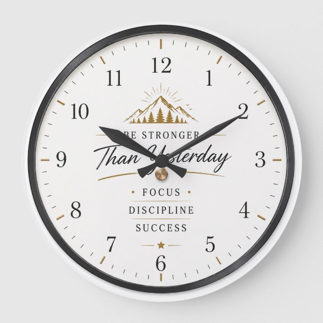 Diseño de reloj de pared personalizado moderno y e (Anverso)