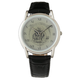 Diseño de relojes de motocicleta de época