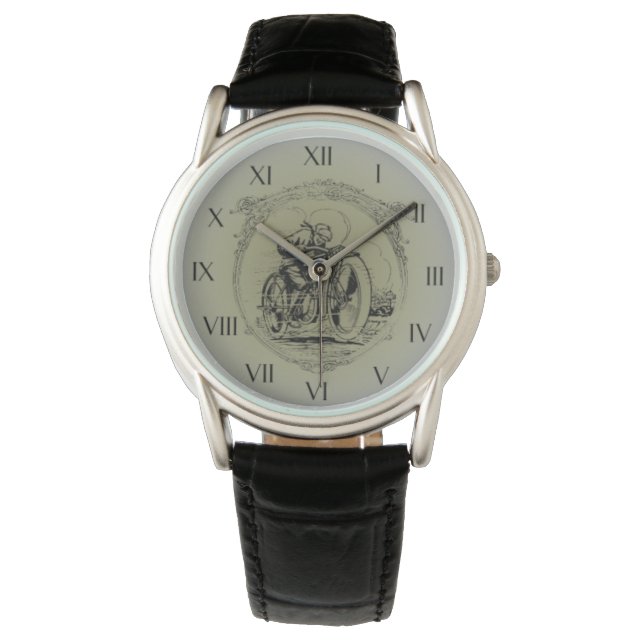 Diseño de relojes de motocicleta de época (Anverso)