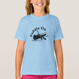 Diseño de remo angustiado - camiseta básica para n