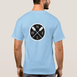 Diseño de remo en el explorador - Camiseta básica 