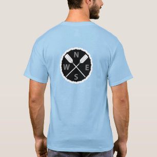 Diseño de remo en el explorador - Camiseta básica 