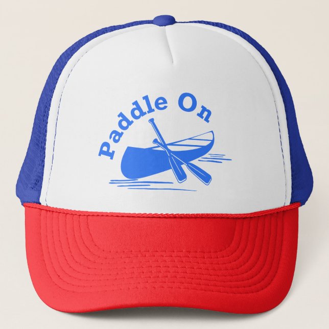 Diseño de remo - Sombrero para camioneros (Anverso)