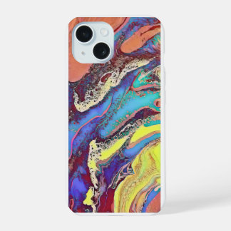 Diseño de remolino de arte fluido abstracto colori
