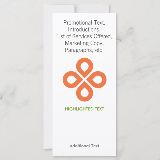 DISEÑO DE REPRODUCCIÓN EN NARANJA - TARJETA DE RAC (Anverso)