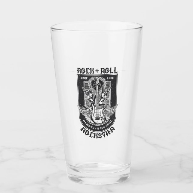 Diseño de rock de guitarra (Anverso)