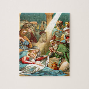 diseño de rompecabezas del niño Jesús