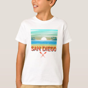 Diseño de San Diego - Camiseta básica para niños