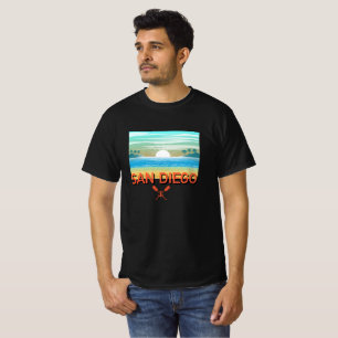 Diseño de San Diego - Camiseta de valor para hombr