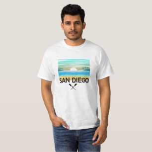 Diseño de San Diego - Camiseta de valor para hombr