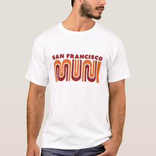 Diseño de San Francisco Muni para camisetas