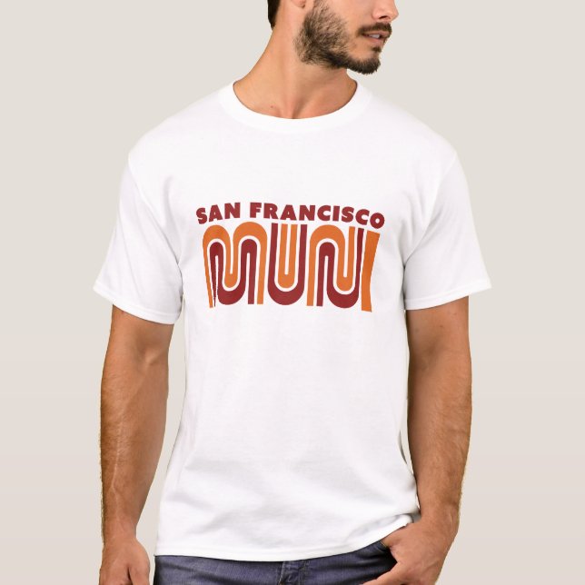 Diseño de San Francisco Muni para camisetas (Anverso)