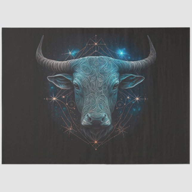 Diseño de serie Zodiac 5 Papel de tejidos (Anverso)