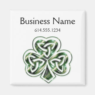 Diseño de Shamrock celta 2 imán 2