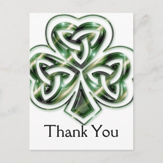 Diseño de Shamrock Celular 2 Gracias Postales 2