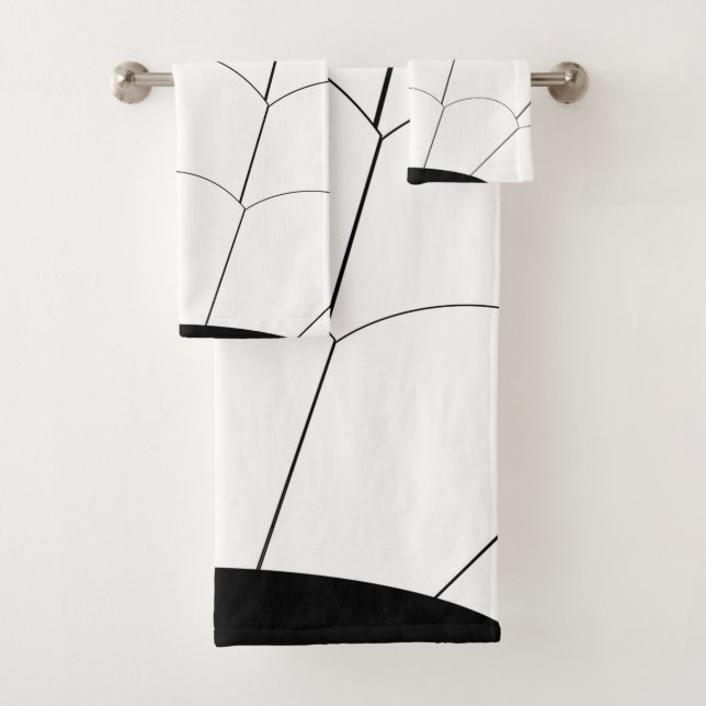 Diseño De Shell Art Deco En Blanco Y Negro (In situ)