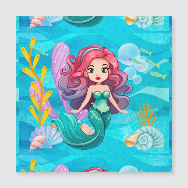 Diseño de sirena mística (Anverso)