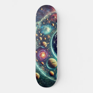 Diseño de Skateboard en el espacio