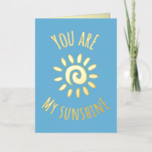 Diseño de sol sonriente lindo 'Eres mi sol'