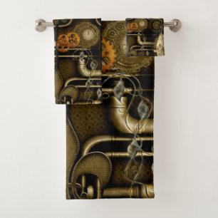 Diseño de Steampunk con los relojes y los