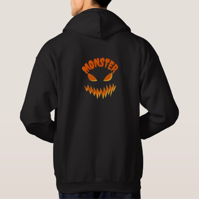 Diseño de sudadera con capucha Cool Monster Crew (Reverso)