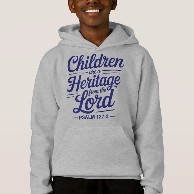 Diseño de sudadera con capucha para niños Heritage (Anverso)