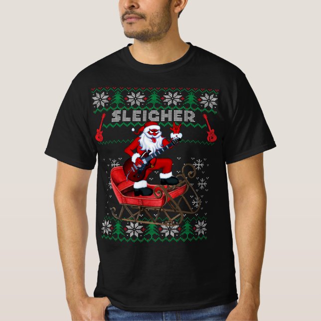 Diseño de sudaderas Navidades de Santa Ugly más al (Anverso)