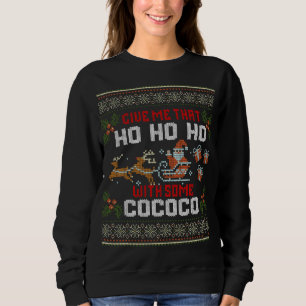 Diseño de suéter para Navidades Ho Ho Ho Ho Ho Ho 