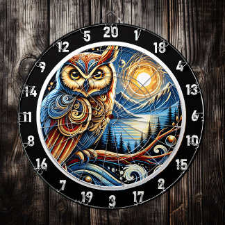 Diseño de tablero de búho nocturna encantado