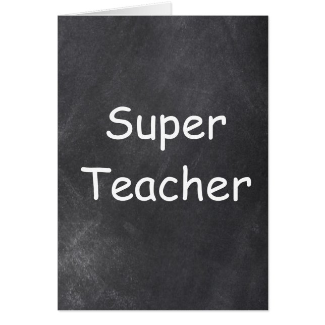 Diseño de tablero de chalkboard para superprofesor (Frente)