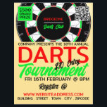 Diseño de tablero, publicidad del Torneo de dardos<br><div class="desc">Diseño De Cartón,  Volantes De Publicidad De Torneo De Darts Por La Tienda De Tarjetas De Negocios.</div>