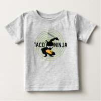 Diseño de Taco Ninja - Camiseta Baby Fine Jersey