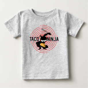 Diseño de Taco Ninja - Camiseta Baby Fine Jersey