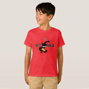 Diseño de Taco Ninja - Camiseta básica para niños