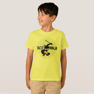 Diseño de Taco Ninja - Camiseta básica para niños