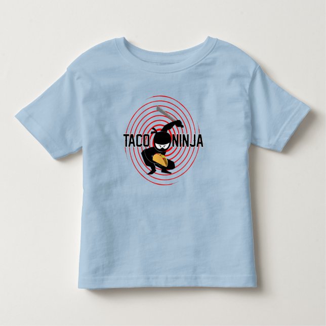 Diseño de Taco Ninja - Camiseta Toddler Fine Jerse (Anverso)